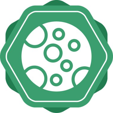 Ay ağ simgesinin vektör illüstrasyonu