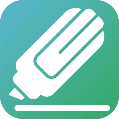 Kalem simgesi, vektör illüstrasyonu