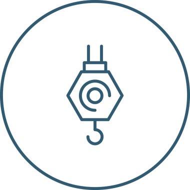 Elektrik dolgu simgesinin vektör illüstrasyonu