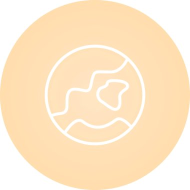 güzel balık çizgisi vektör simgesi