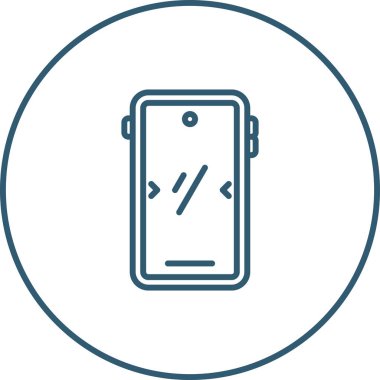 akıllı telefon web simgesi vektör çizimi