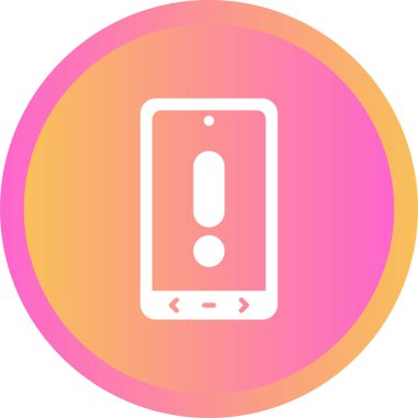 akıllı telefon web simgesi vektör çizimi