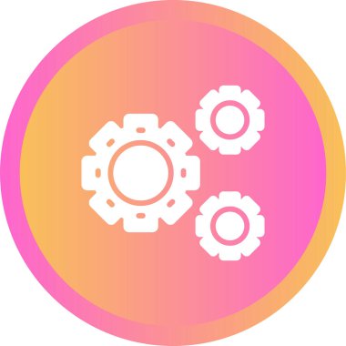 Teçhizat Web simgesi basit illüstrasyon