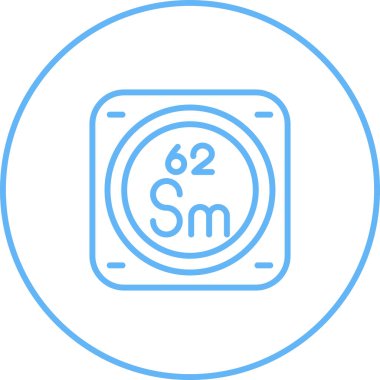 Kimyasal element ağ basit illüstrasyon