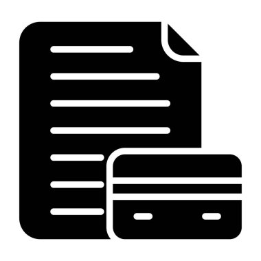 Kredi Raporu web simgesi vektör çizimi