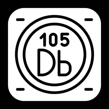 Kimyasal element ağ basit illüstrasyon