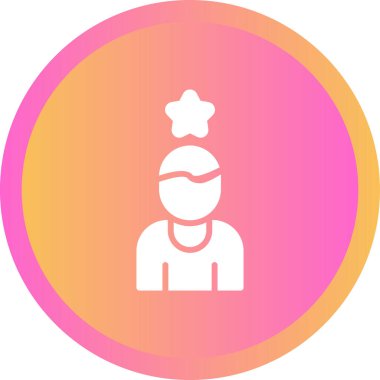 Şapkalı bir adamın vektör çizimi