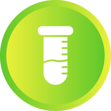 test tübü web simgesi vektör çizimi