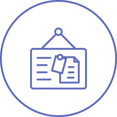 Belge simgesinin vektör illüstrasyonu