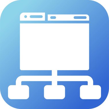 Beyaz tablet simgesinin vektör illüstrasyonu