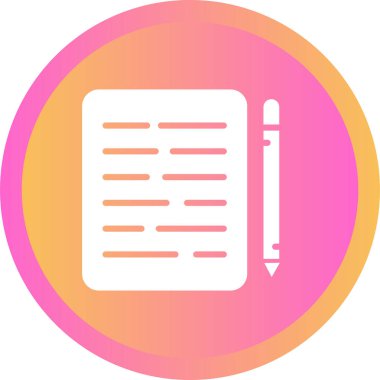 Belge Düzenle Web simgesi vektör illüstrasyonuName