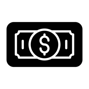 Dolar simgesi vektör illüstrasyon tasarımı