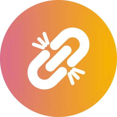 Bir sarmalın izole edilmiş tek bir simgesinin vektör çizimi