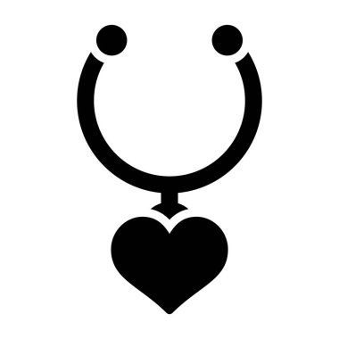 stetoskop vektör çizim tasarım