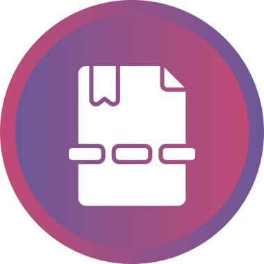 Kitap. Web simgesi basit illüstrasyon