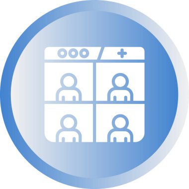 İnsan simgesinin vektör illüstrasyonu