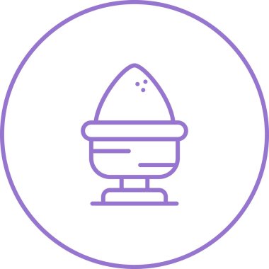 Yumurta. Web simgesi basit illüstrasyon