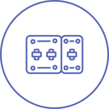 Modern b 'nin vektör illüstrasyonu eksik simgesi