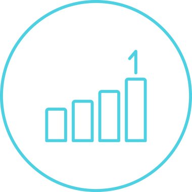 grafik ikonu vektör illüstrasyonu