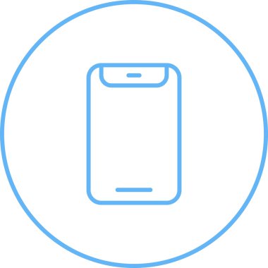 Akıllı telefon modern simgesinin vektör çizimi