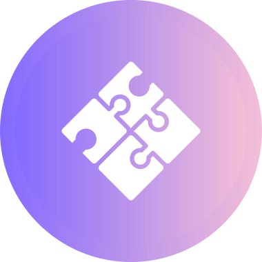 Bulmaca simgesi vektör çizimi