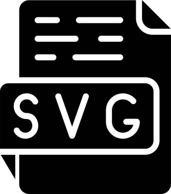 SVG dosya biçimi vektör illüstrasyonu