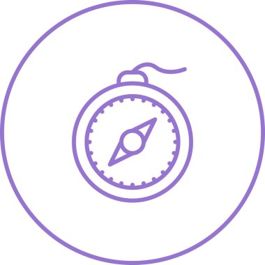 pusula simgesi web basit illüstrasyon