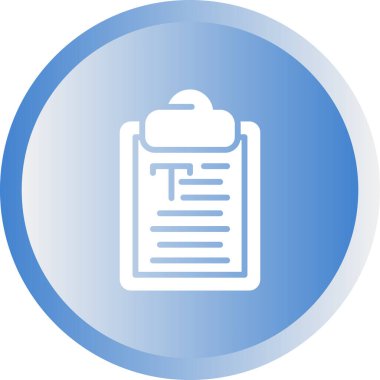 Mavi ve beyaz bir gazetenin vektör illüstrasyonu