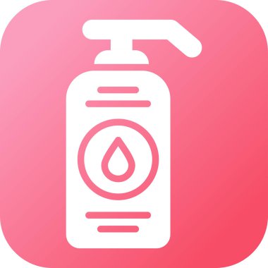 Soyut grupta sprey simgesi izole edildi