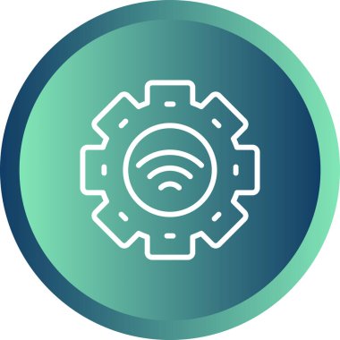 Moda tarzı izole edilmiş arka planda internet simgesi