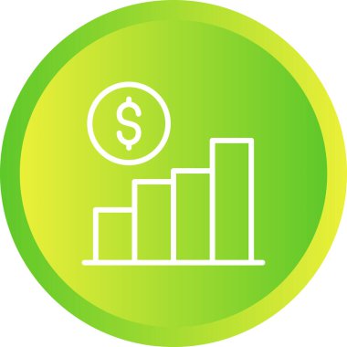 grafik simgesi, basit tasarım vektörü çizimi