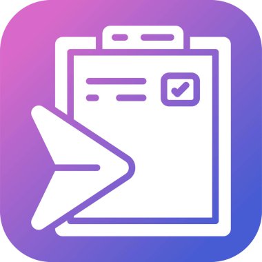 E- posta modern simgesinin vektör illüstrasyonu