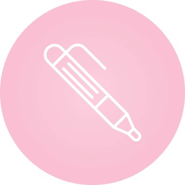 Bir kalem ağı simgesinin vektör illüstrasyonu