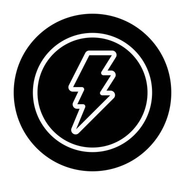 güç simgesi vektör illüstrasyonu