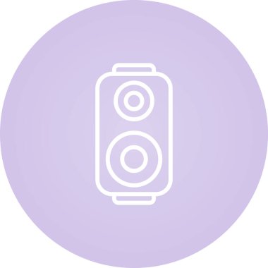 hoparlör simgesi vektör çizim