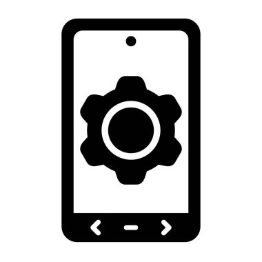 ayarları web simge vektör çizim 