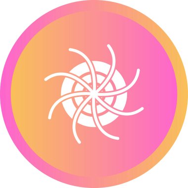 Güzel kar tanesi. Basit resimleme