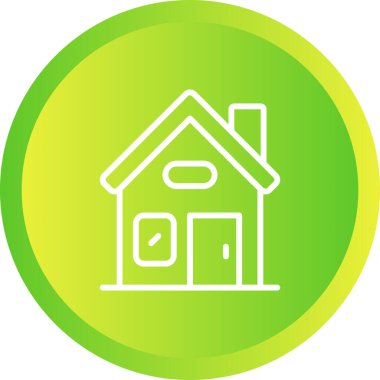 ev simgesi, vektör illüstrasyonu