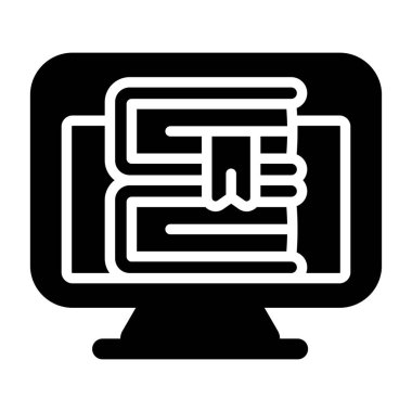 Bilgisayar web simge vektör çizim