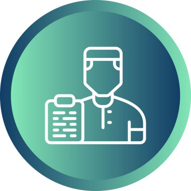 Doktor Simge vektör illüstrasyonu