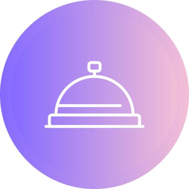 Zil. Web simgesi basit illüstrasyon