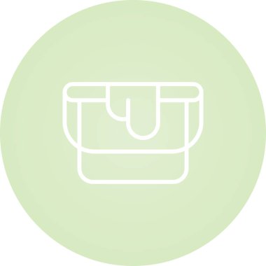 Eşsiz alışveriş sepeti vektör simgesi