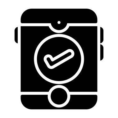 akıllı telefon web simgesi vektör çizimi