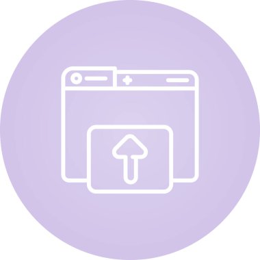 seo modern simgesinin vektör illüstrasyonu