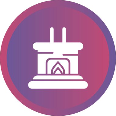 Gaz simgesinin vektör illüstrasyonu