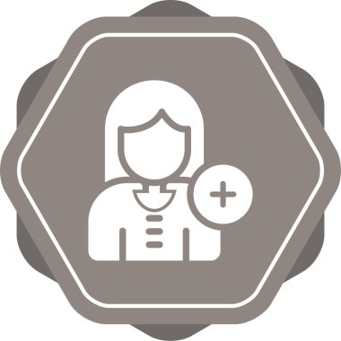 doctor vector glyph icon design