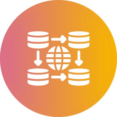 seo modern simgesinin vektör illüstrasyonu