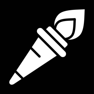 Bir kalem simgesinin vektör illüstrasyonu