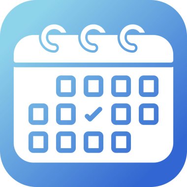 Takvim web simge vektör çizim