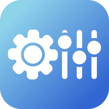 ayarları web simge vektör çizim 